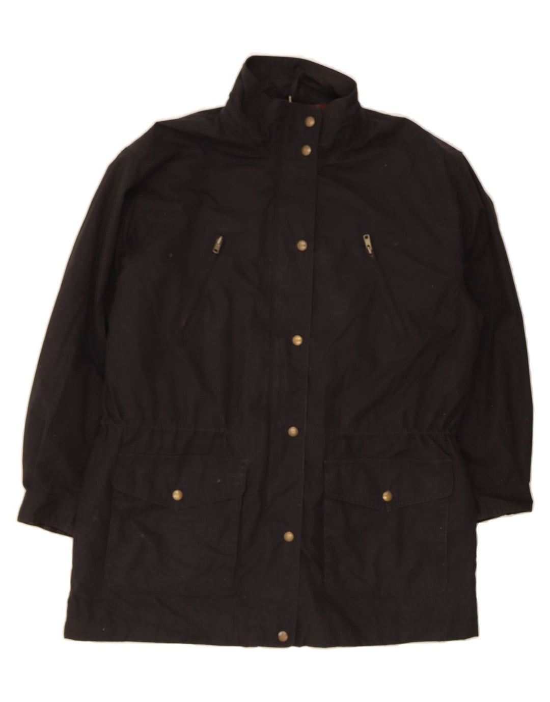 EDDIE BAUER Womens Oversized Windbreaker Jacket UK 14 Medium Black Vintage Eddie Bauer and Second-Hand Eddie Bauer from Messina Hembry 