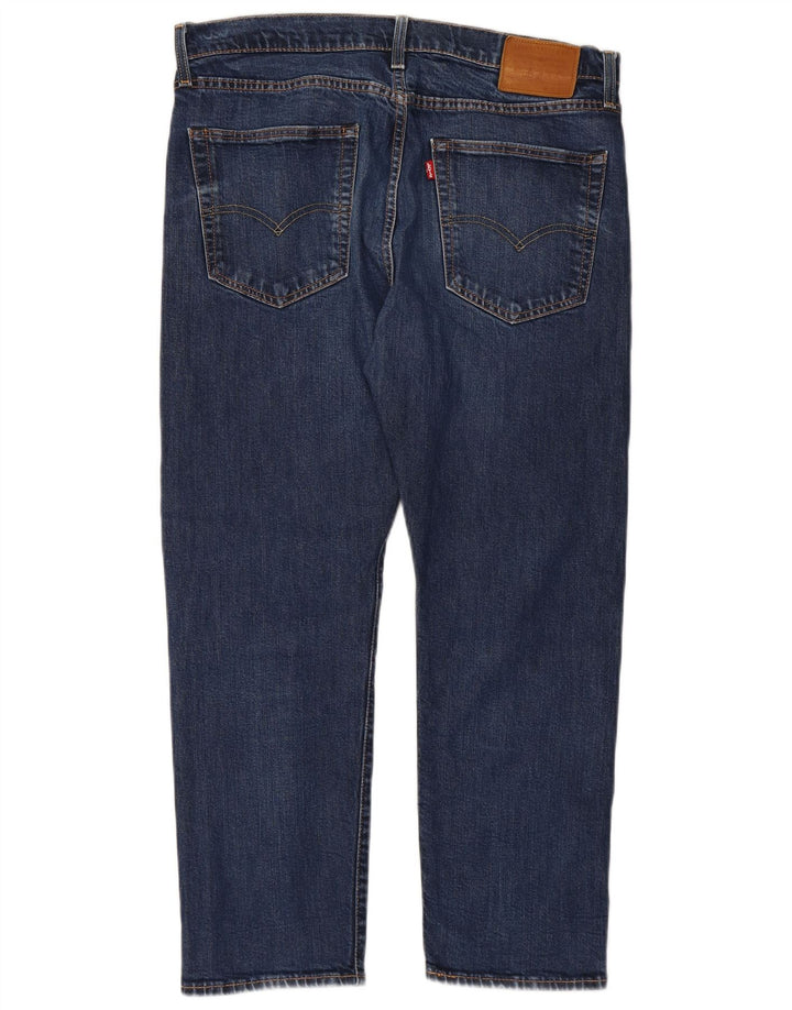 LEVI'S Straight jeans til mænd W36 L27 blå bomuld