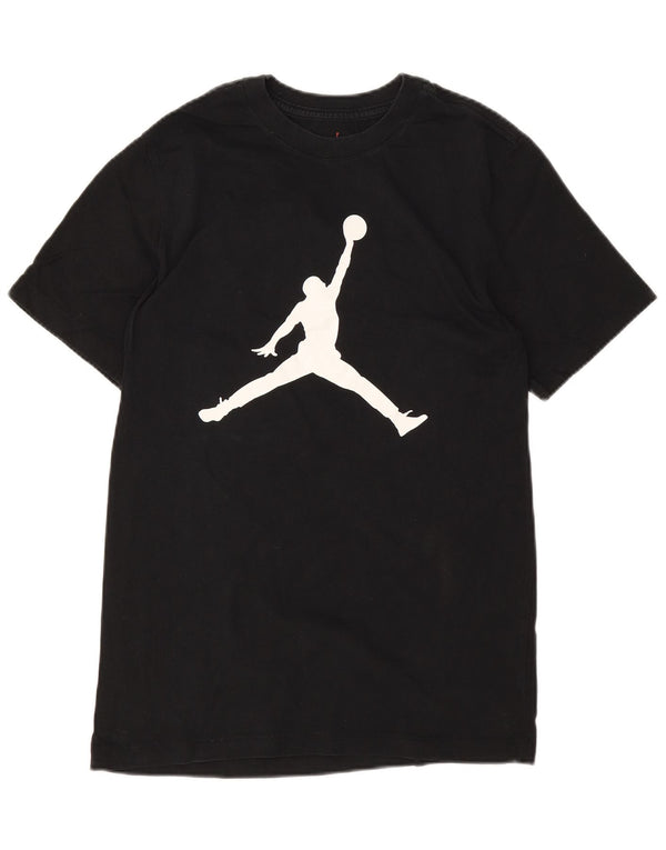 Jordan Mens Standard Fit Graphic T-Shirt Top Small Black