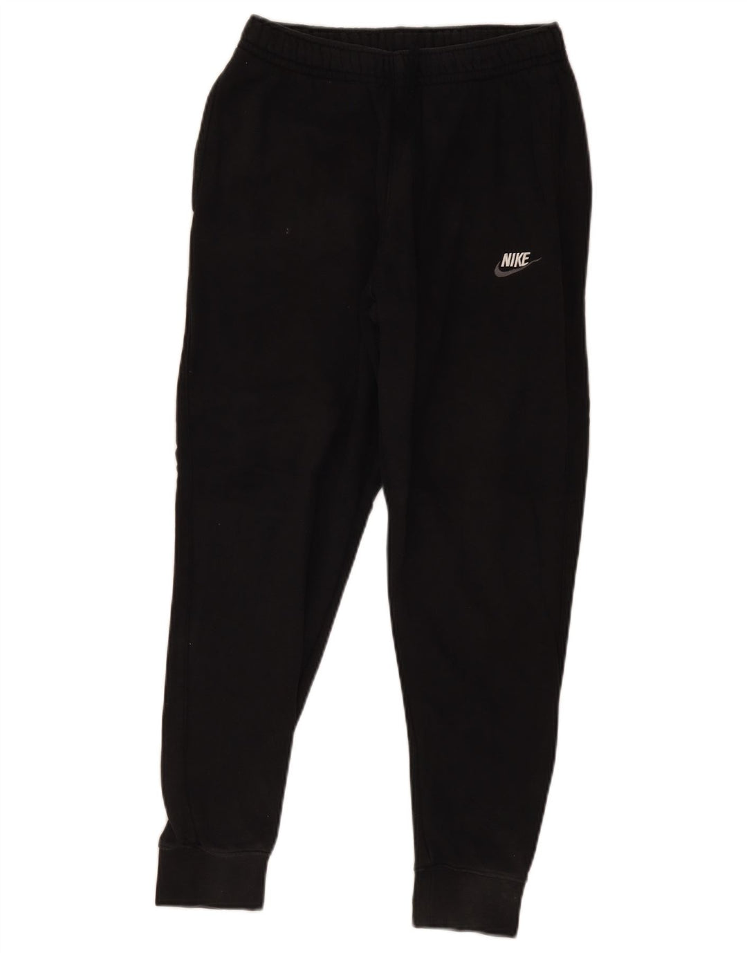 Nike Mens Tracksuit Trousers Joggers Small Black Cotton