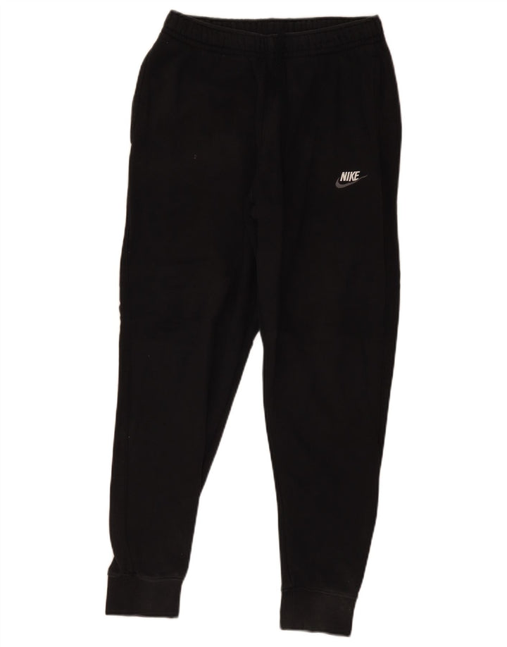 Nike Mens Tracksuit Trousers Joggers Small Black Cotton