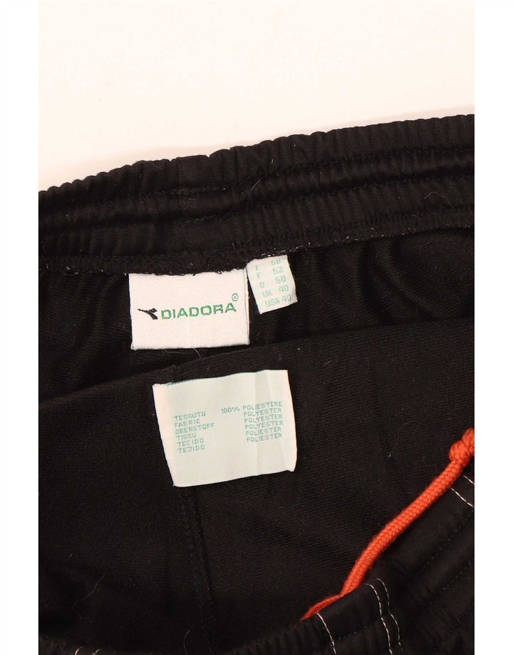 Diadora Herre Cargo Træningsdragt Bukser UK 40 Medium Sort Polyester