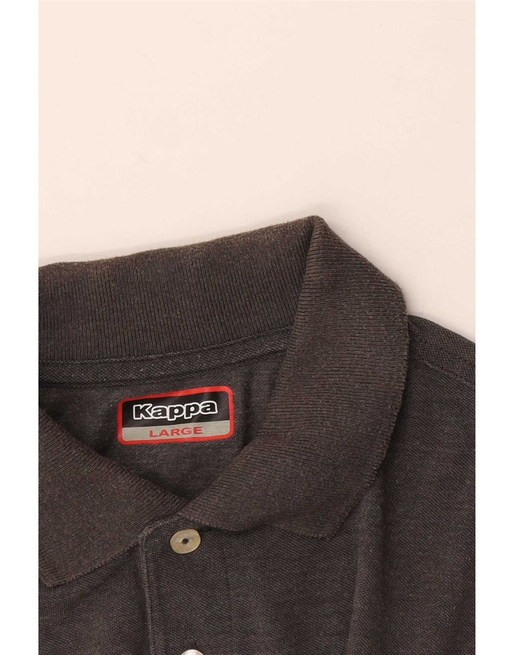 Polo Kappa Uomo Large Grigia