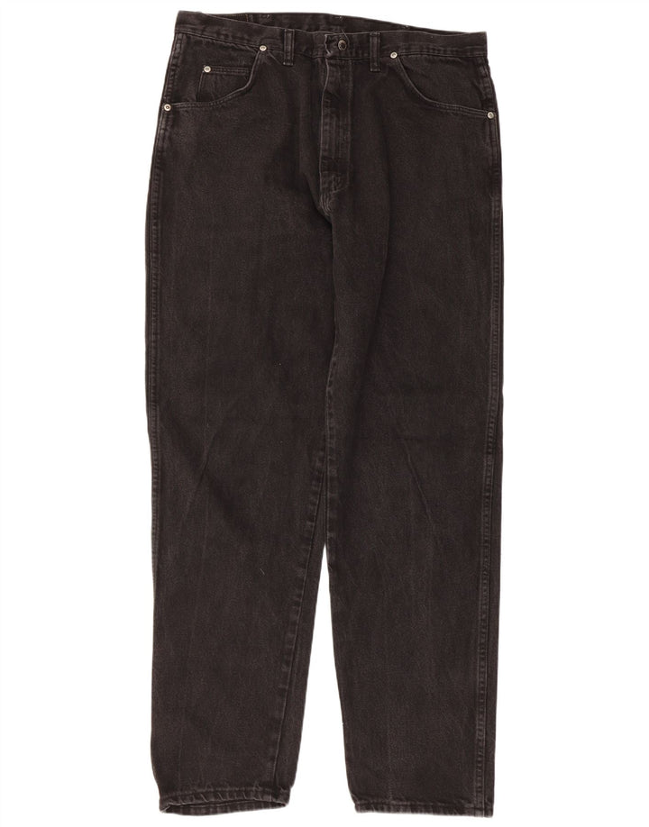 Джинсы мужские свободные Wrangler W36 L32 черные