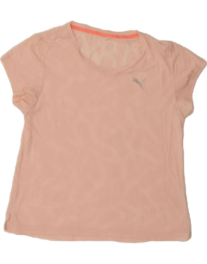 PUMA Womens T-Shirt Top UK 16 Large Pink Vintage Puma and Second-Hand Puma from Messina Hembry 