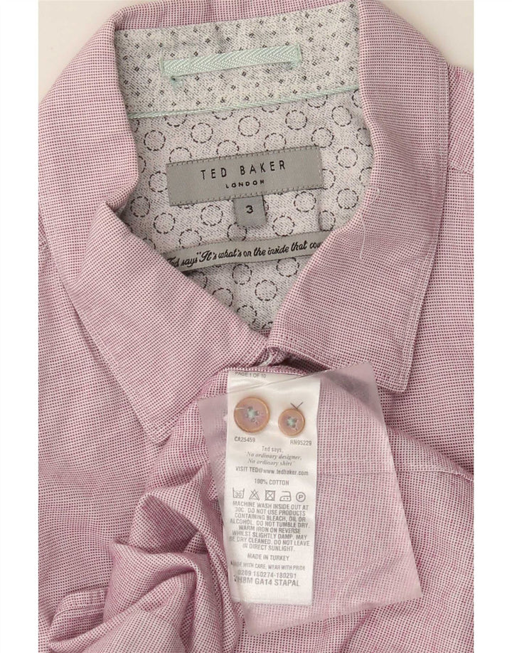 Ted Baker férfi ing 3-as méretű, közepesen rózsaszín pamut