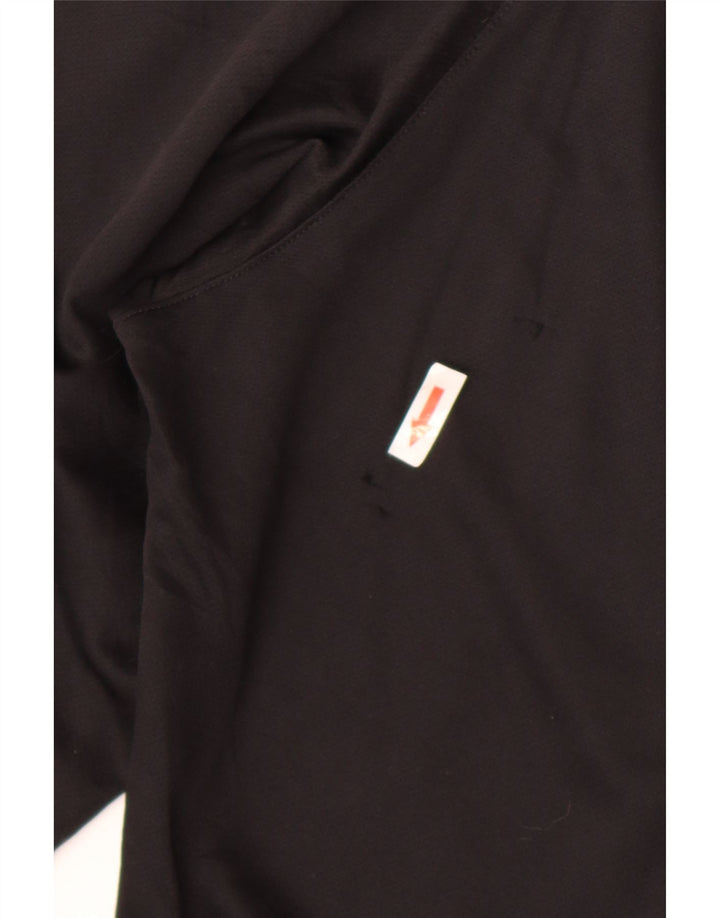 Adidas Womens Capri Tracksuit Trousers UK 14 Medium  Black Polyester
