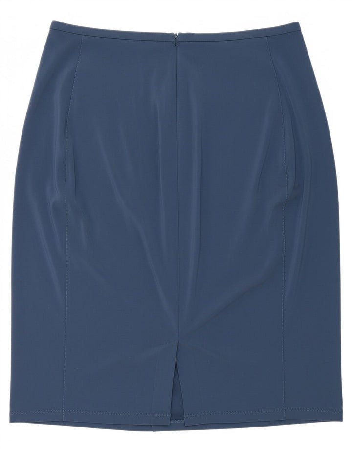ELENA MIRO Womens Pencil Skirt W36 XL Blue