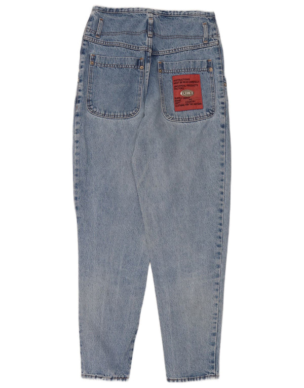 Jeans affusolati da donna vintage medi W28 L29 cotone blu