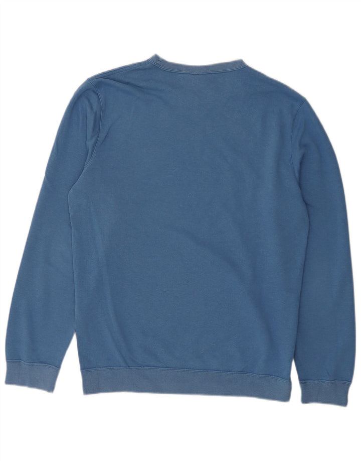 Champion Mens Graphic Sweatshirt Jumper Medium Blue