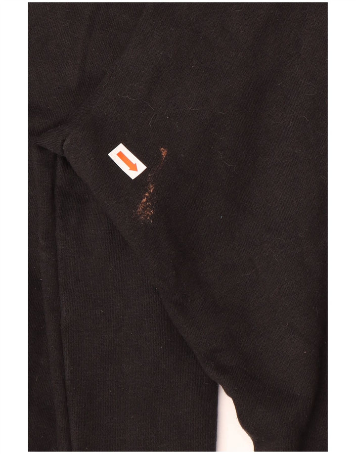 Champion Mens Graphic Sweatshirt Jumper XL Black Cotton