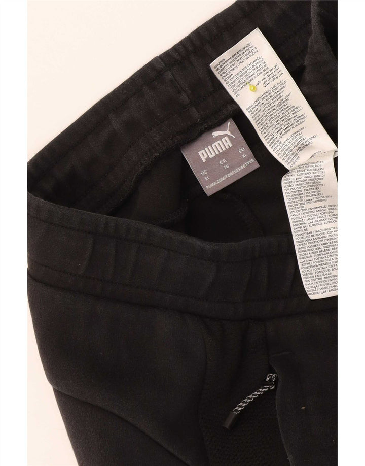 Puma Mens Tracksuit Trousers XL  Black Cotton