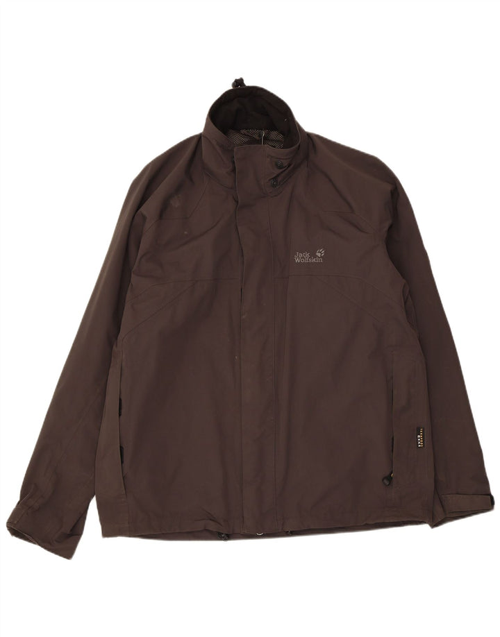 Jack Wolfskin muška kišna jakna UK 40/42 veliki sivi poliamid