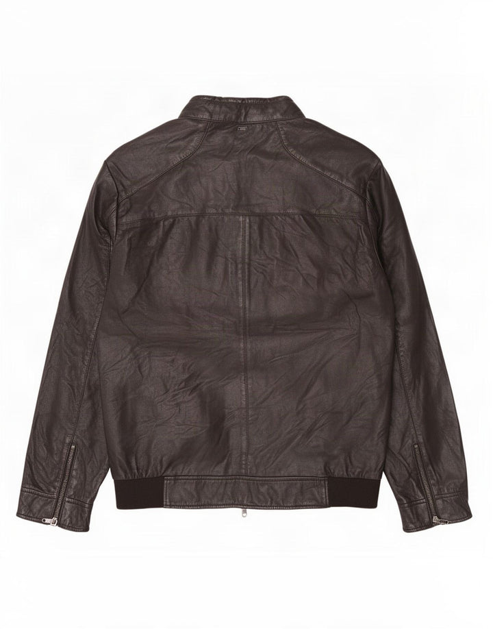 Liu Jo Chaqueta de cuero para hombre UK 42 XL Negro