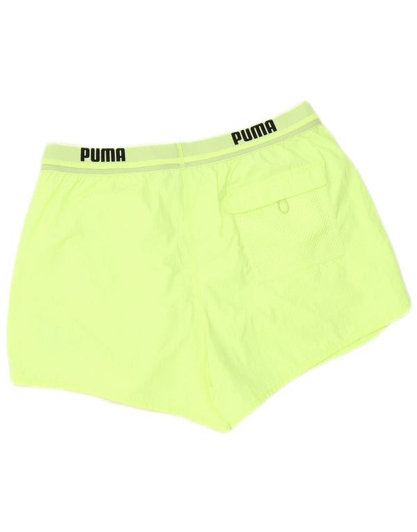 Pantaloncini sportivi grafici da uomo Puma verde medio in poliammide