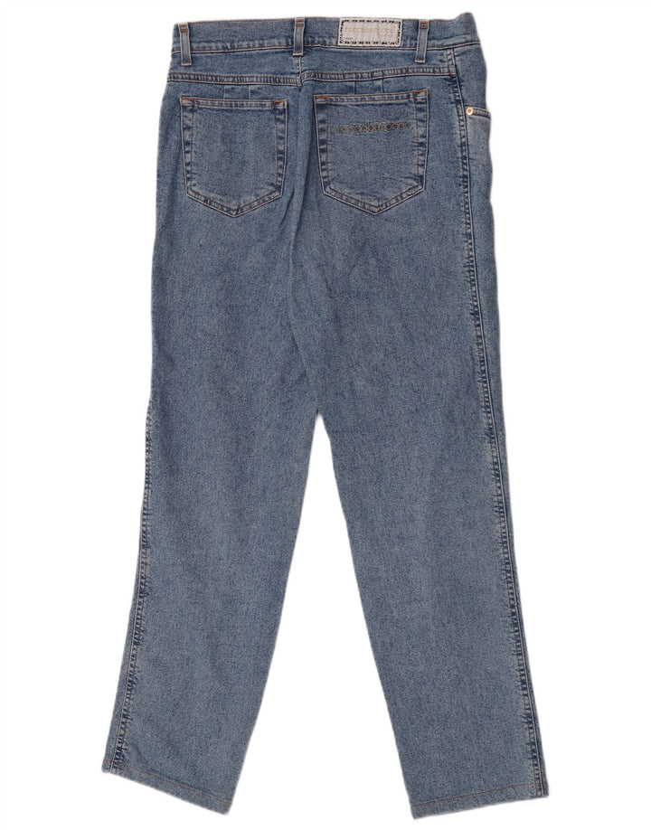 Roccobarocco Damen Straight Jeans W34 L29 Blau
