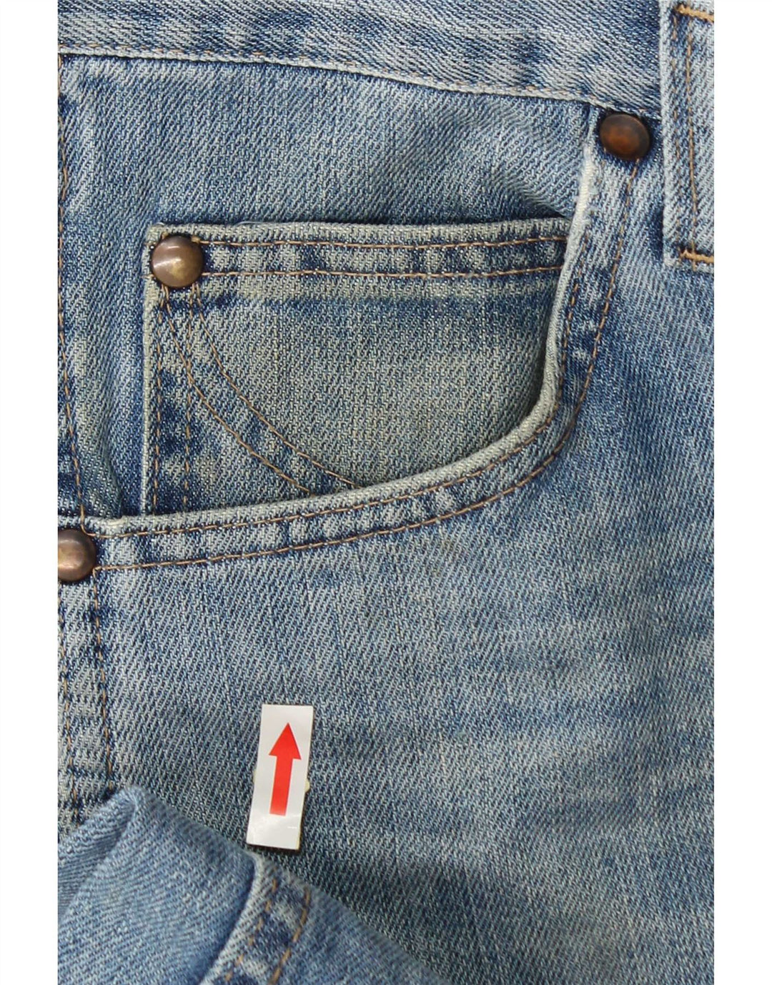 Wrangler Mens Straight Jeans W36 L30 Blue Cotton