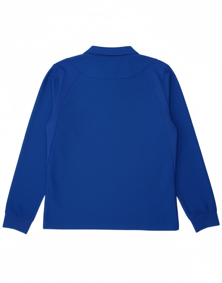 UMBRO Boys Zip Neck Pullover Tracksuit Top 11-12 Years Medium Blue