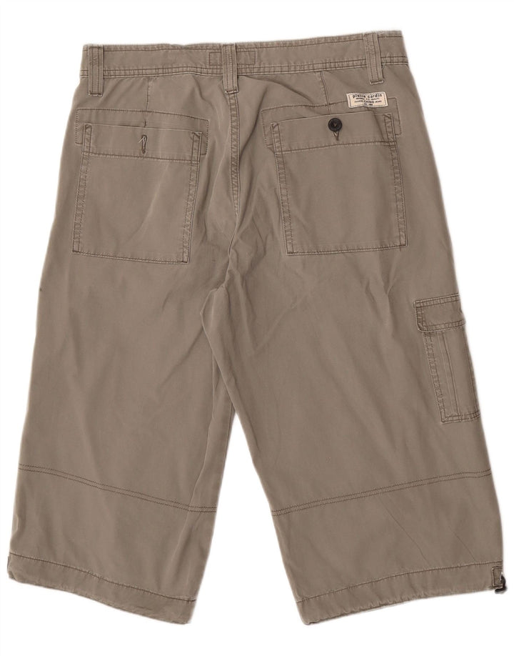 Bermuda cargo da uomo Pierre Cardin W33 cotone grigio medio
