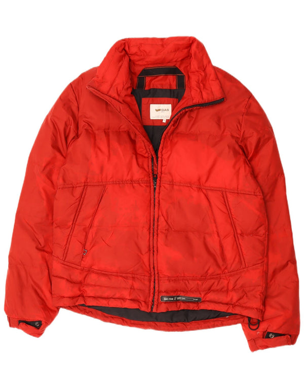 Gas Veste matelassée homme UK 38 Medium Rouge Polyamide