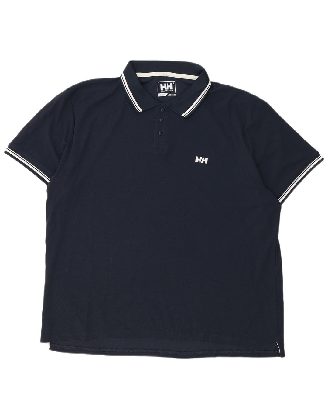 Helly Hansen Mens Polo Shirt 3XL Navy Blue Polyester