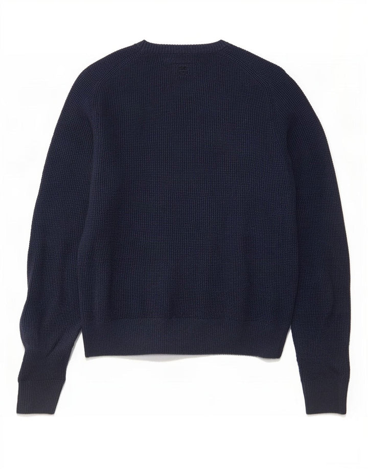 Fat Face Mens Crew Neck Jumper Sweater Small Navy Blue Cotton