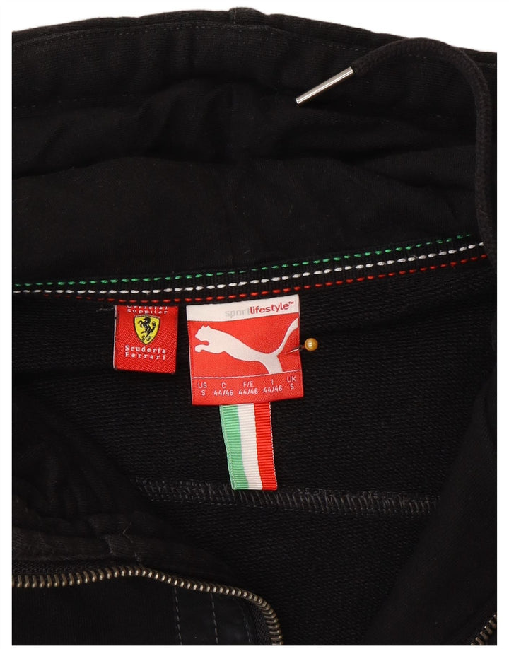 Puma Mens Ferrari Zip Hoodie Sweater Small Black