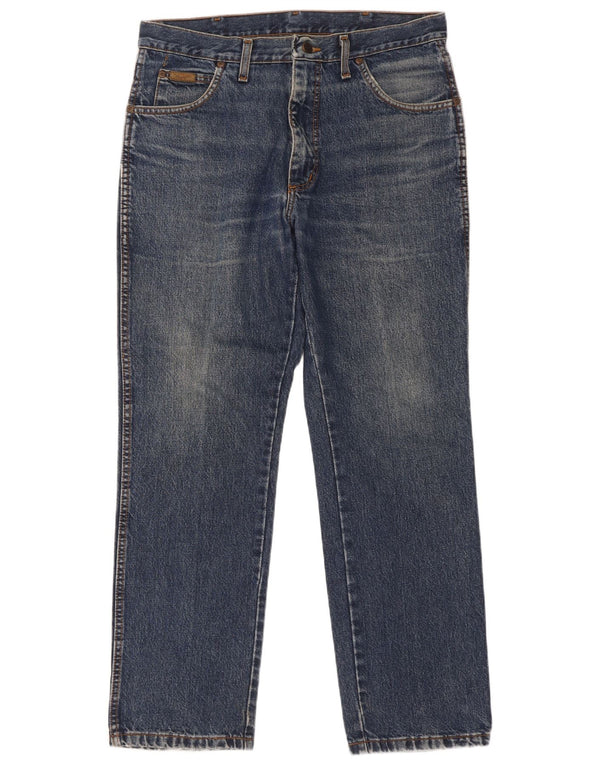 Wrangler férfi egyenes farmer W34 L30 kék pamut