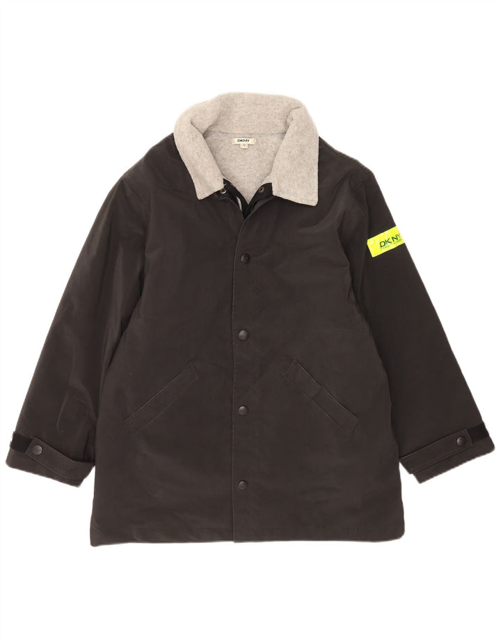 Dkny Boys Windbreaker Jacket 11-12 År Sort Bomuld