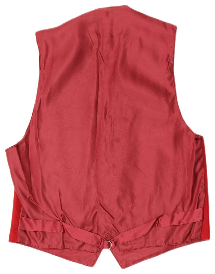 Gilet vintage da uomo XL rosso in poliammide
