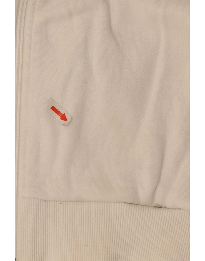 Puma Veste de survêtement pour homme en coton color block Large Blanc
