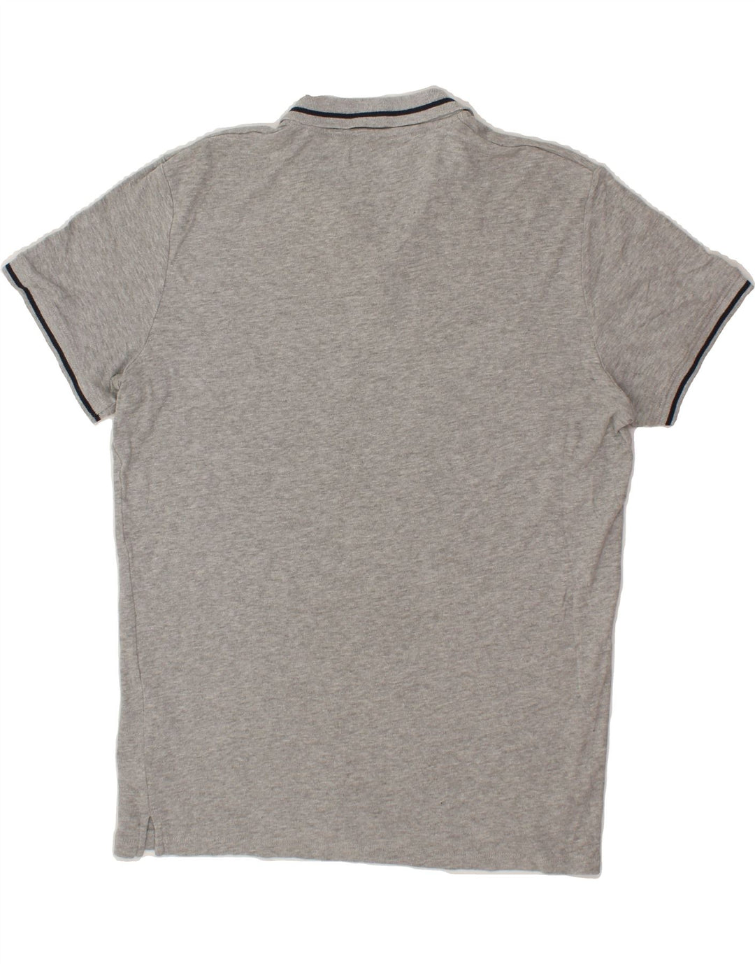 JACK & JONES Mens Polo Shirt Large Grey Cotton Vintage Jack & Jones and Second-Hand Jack & Jones from Messina Hembry 