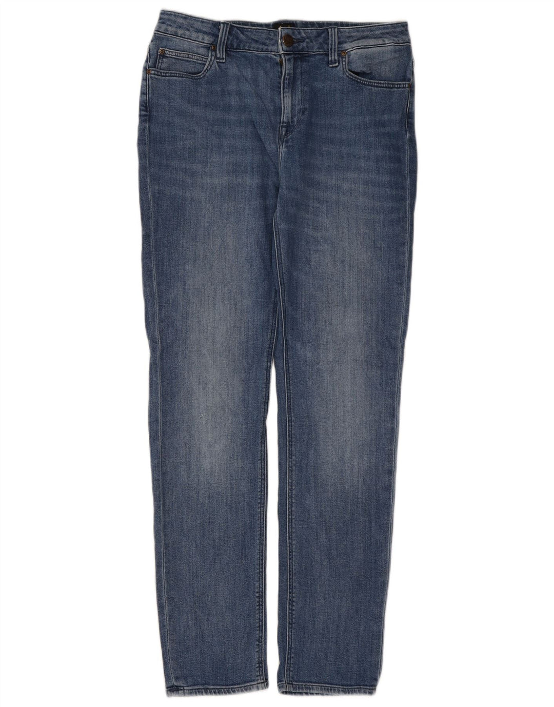 Lee Womens Elly Slim Jeans W30 L31 Blue Cotton