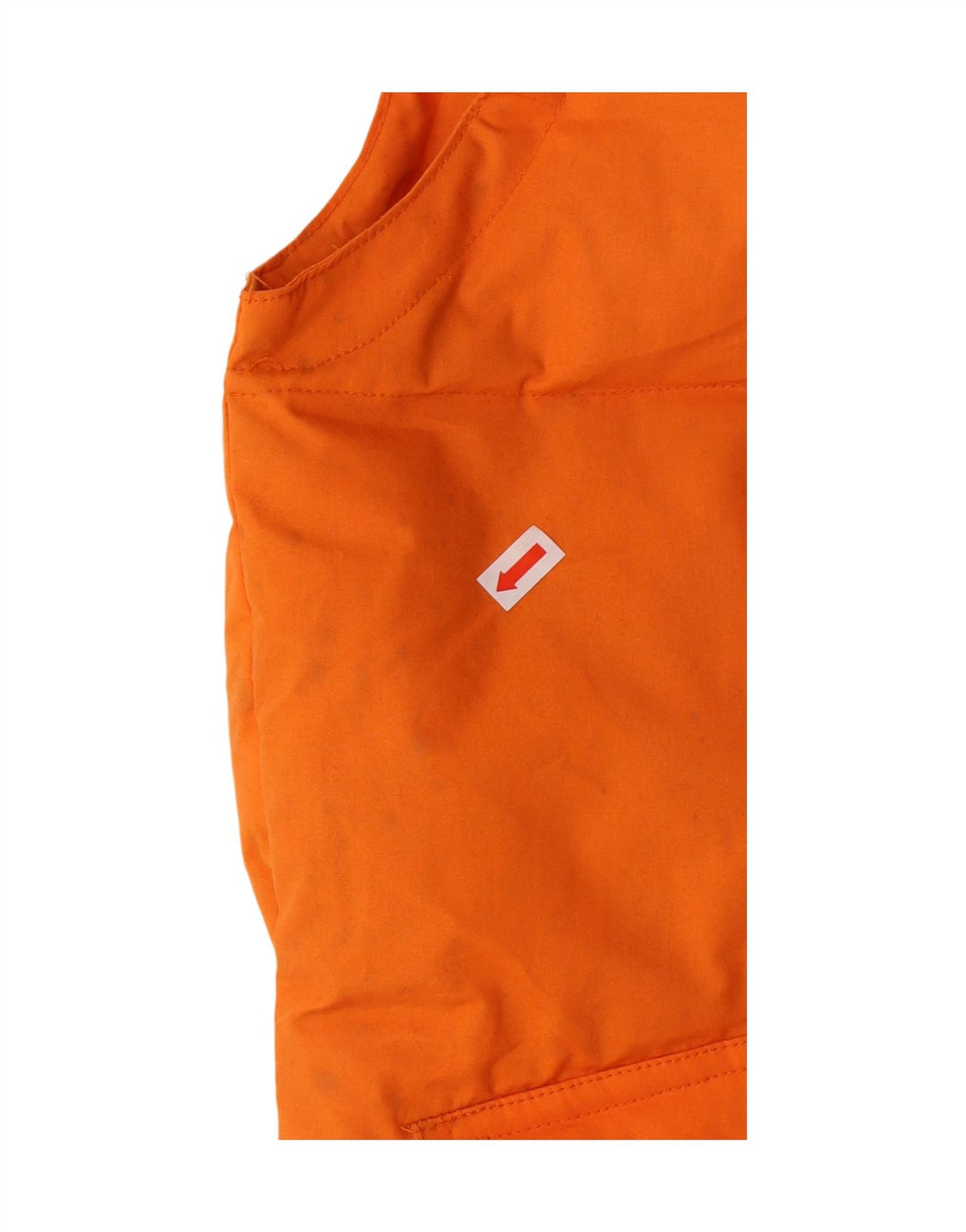 VINTAGE Mens Padded Gilet UK 38 Medium Orange Cotton Vintage Vintage and Second-Hand Vintage from Messina Hembry 