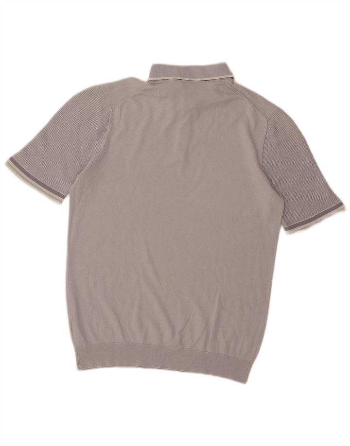 Reiss Polo Homme Gris Moyen Coton