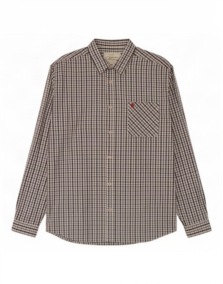 Joules Chemise Homme XL Bleu Vichy Coton