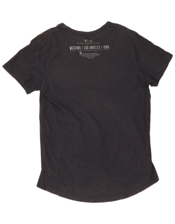 Mossimo Mens Los Angeles Graphic Camiseta Top Medium Negro Algodón