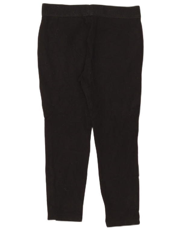 Женские леггинсы Zara UK 18 XL, черные, вискоза с цветными блоками