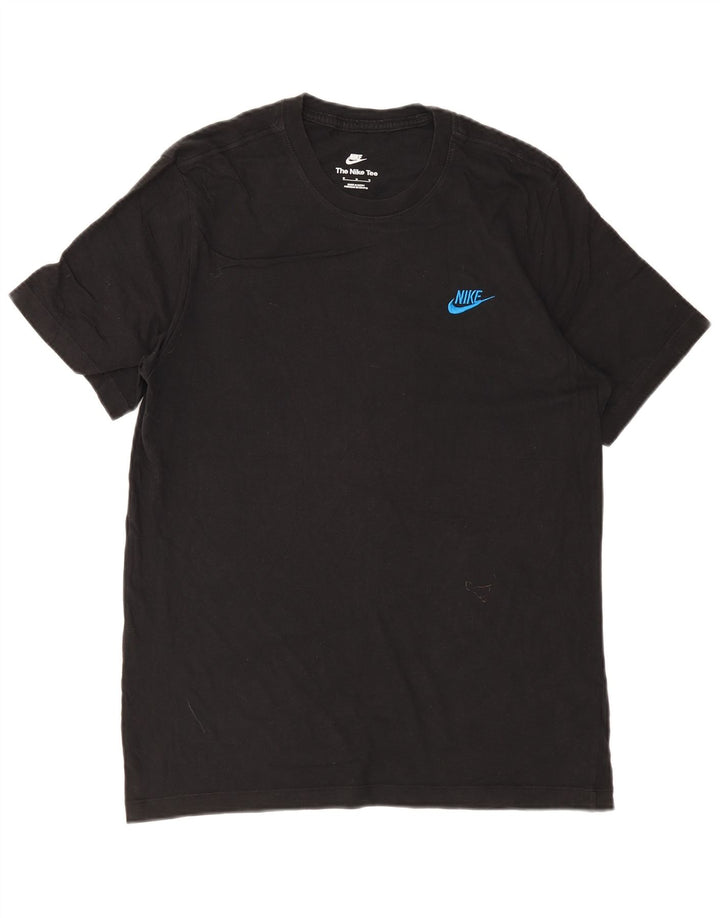 NIKE T-shirt top mellem sort bomuld til mænd