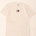 TOMMY HILFIGER Mens T-Shirt Top Medium Off White Cotton Vintage Tommy Hilfiger and Second-Hand Tommy Hilfiger from Messina Hembry 