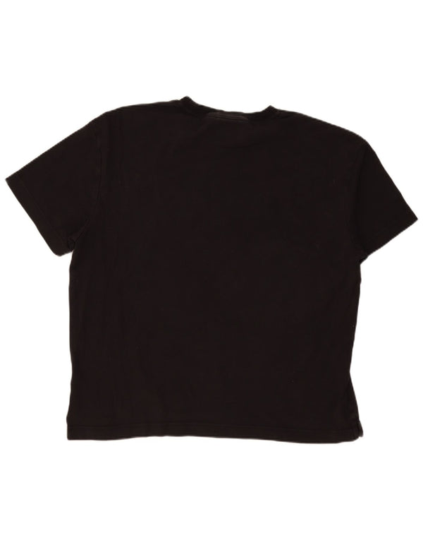 Calvin Klein Herre Comfort Fit Grafisk T-Shirt Top XL Sort Bomuld
