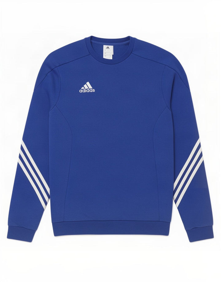 Adidas muški džemperi mali plavi pamuk