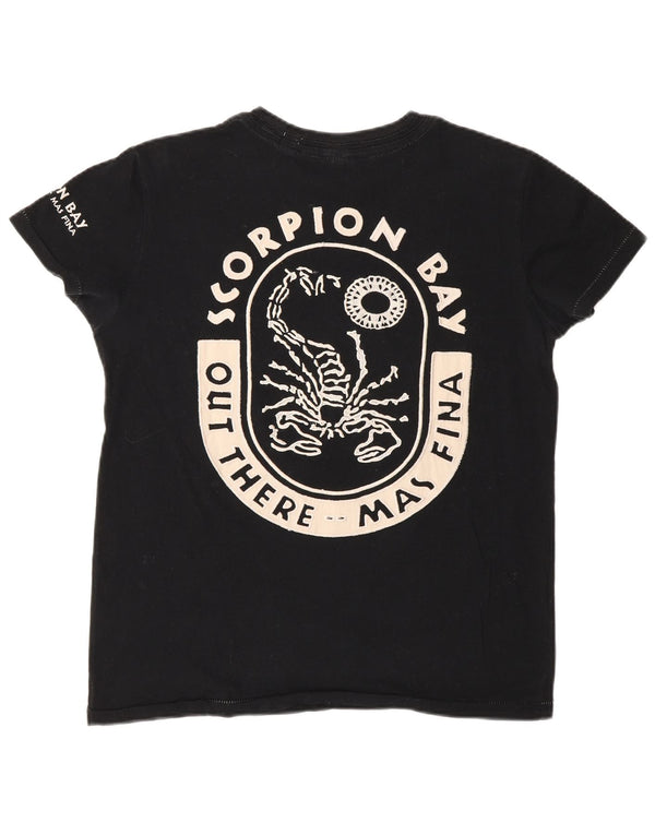 Scorpion Bay Damen-T-Shirt mit Grafik, UK 18, XL, Schwarz, Polyamid