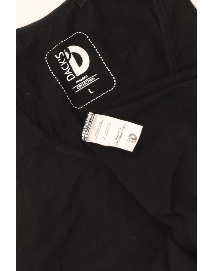 Dack's Damen-Weste-Top, UK-Größe 44, Größe L, schwarze Baumwolle