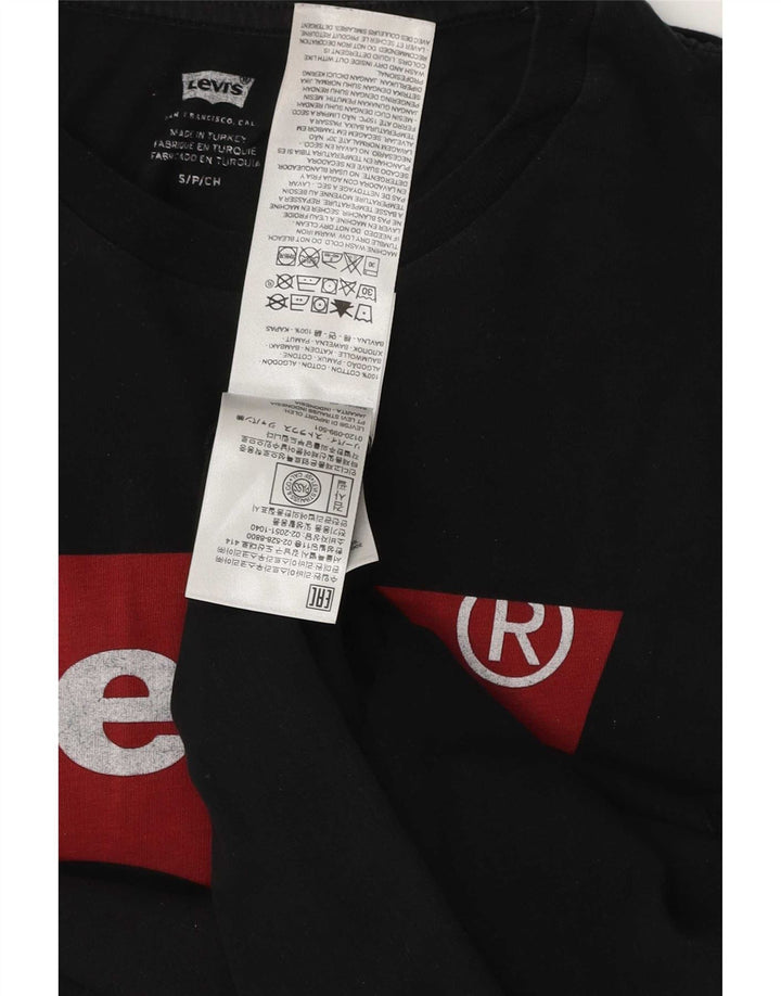 Nike Herren-T-Shirt mit Grafik, Größe S, schwarze Baumwolle