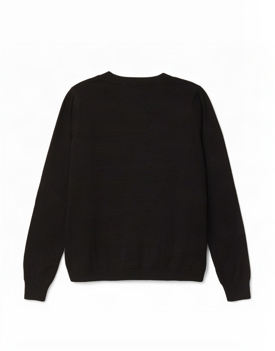 Maglione da donna con scollo a barca con grafica Marks & Spencer UK 12 medio nero