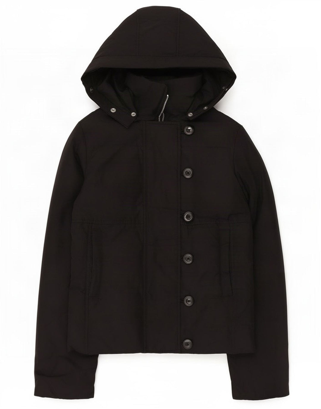 Gap Veste coupe-vent à capuche pour femme UK 6 XS Noir Polyester