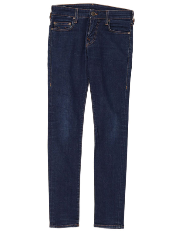 True Religion Womens Skinny Jeans W30 L32 Blue Cotton