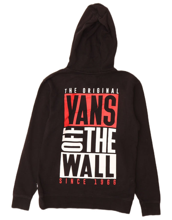 Vans Mens Graphic Hoodie Jumper XS Black