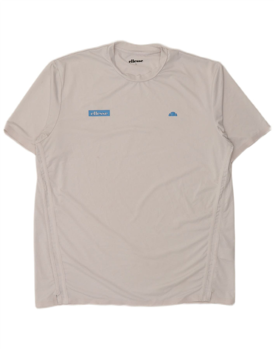 Ellesse Herre T-Shirt Top Stor Hvid Polyester